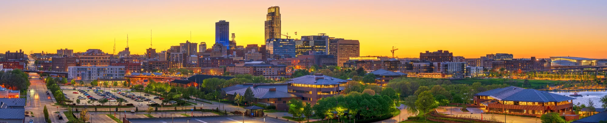 Omaha, NE skyline - roofing company